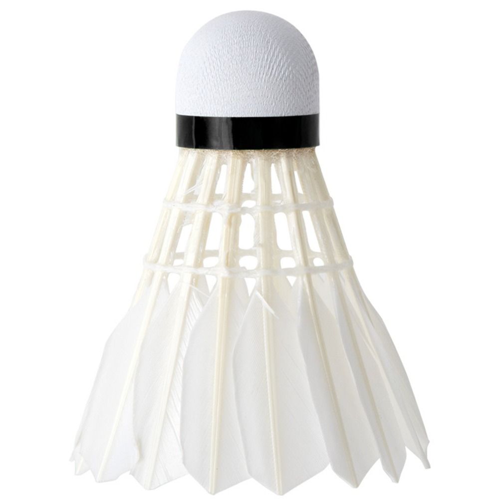 12Pcs Professional White Goose - Feather Shuttlecock review and price