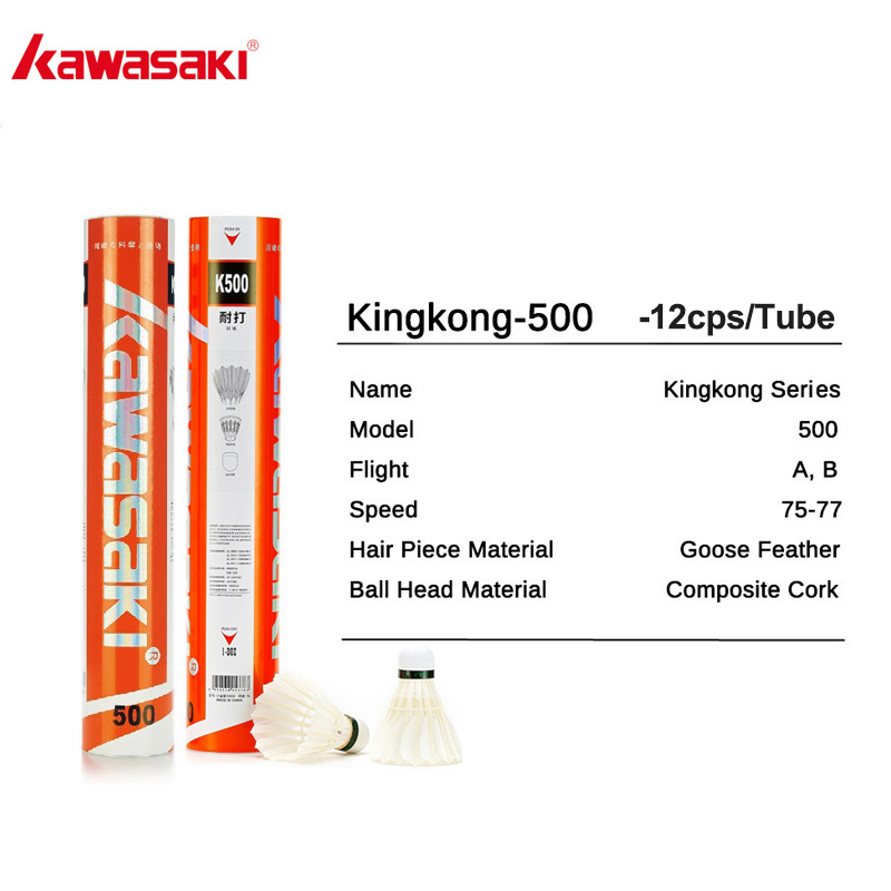 Kawasaki King Kong 500 / Queen - Feather Shuttlecock review and price