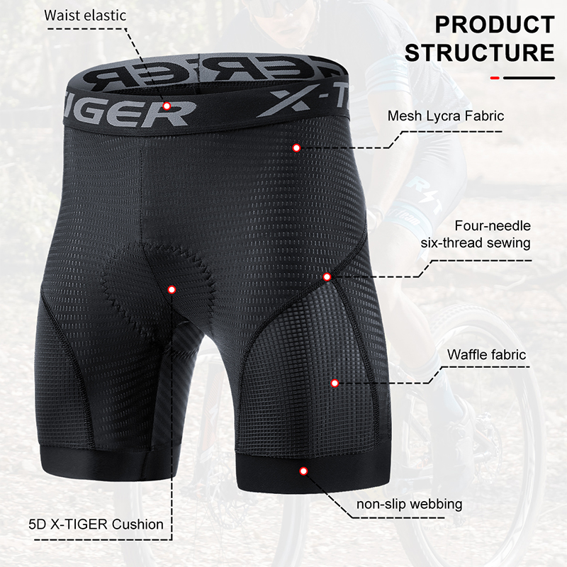 X-TIGER Men's Cycling Underwea - Sports Grip review and price